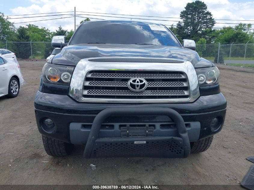 2007 Toyota Tundra Limited 5.7L V8 VIN: 5TBDV581X7S467679 Lot: 39638789