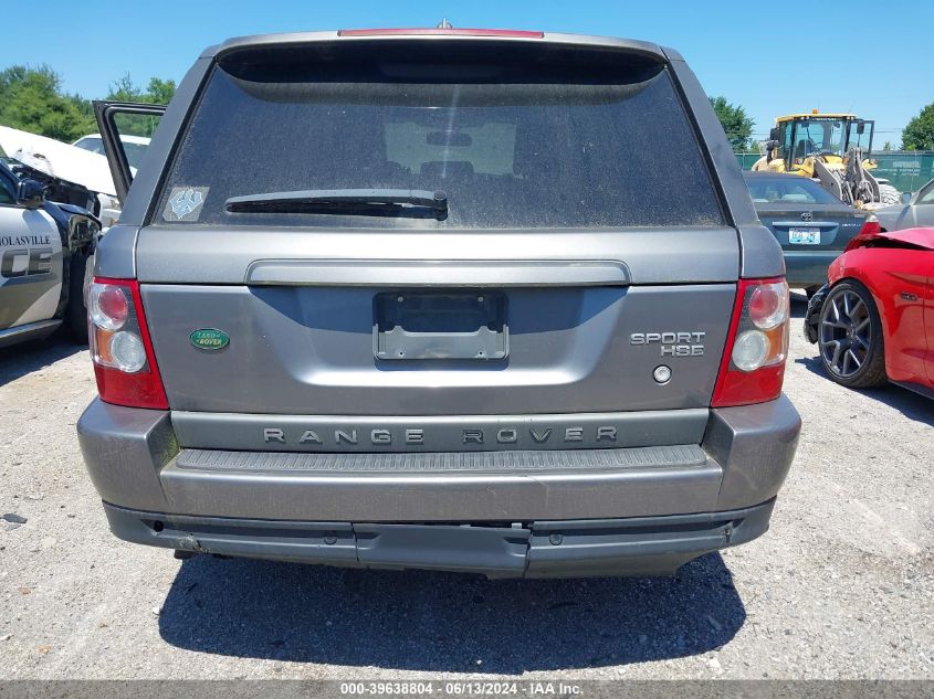 2007 Land Rover Range Rover Sport Hse VIN: SALSK25407A116094 Lot: 39638804