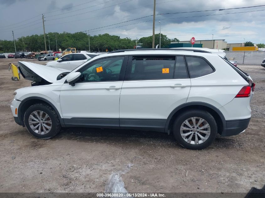 2019 Volkswagen Tiguan 2.0T S VIN: 3VV1B7AX8KM183605 Lot: 39638820