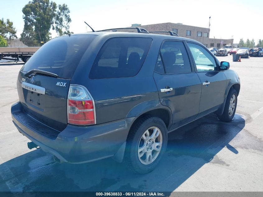 2004 Acura Mdx VIN: 2HNYD188X4H512562 Lot: 39638833