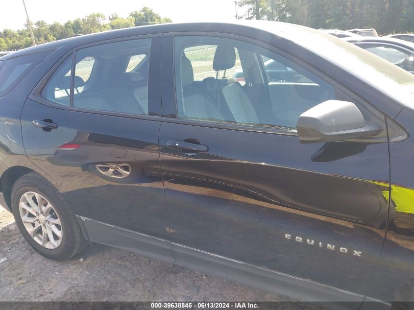 2018 Chevrolet Equinox Ls VIN: 2GNAXHEV6J6321446 Lot: 39638845