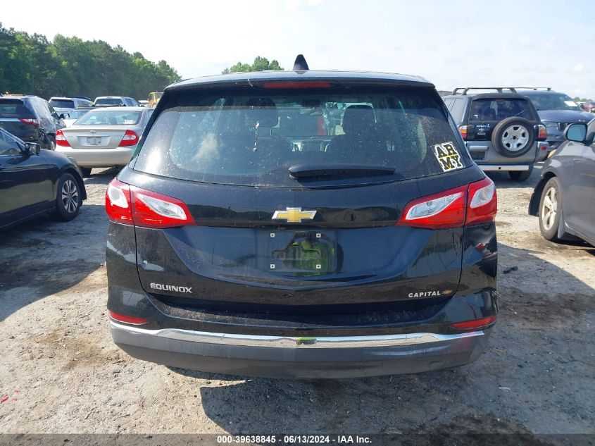 2018 Chevrolet Equinox Ls VIN: 2GNAXHEV6J6321446 Lot: 39638845