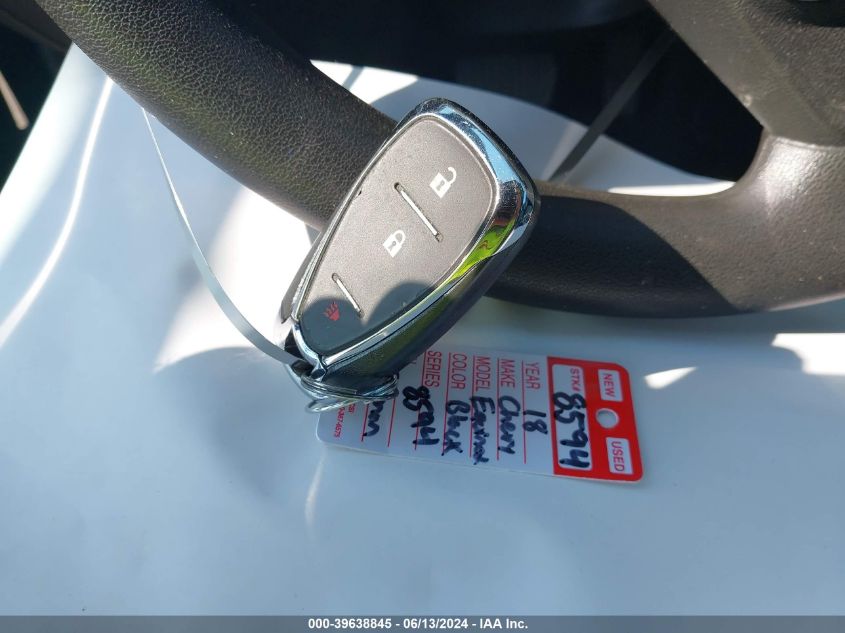 2018 Chevrolet Equinox Ls VIN: 2GNAXHEV6J6321446 Lot: 39638845