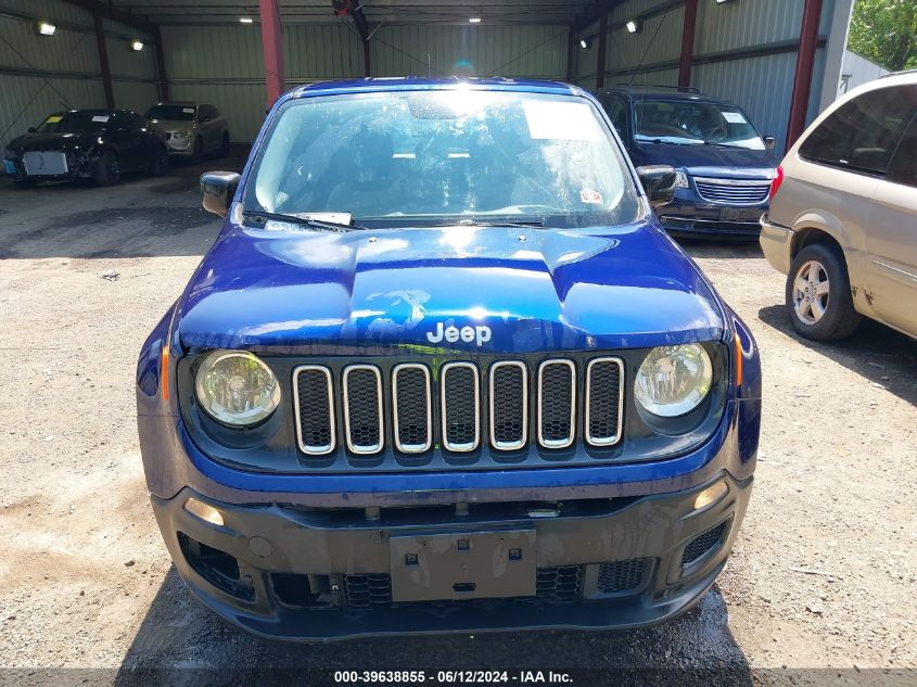 2017 Jeep Renegade Sport Fwd VIN: ZACCJAAB9HPE56200 Lot: 39638855