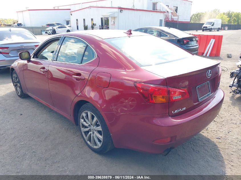 2008 Lexus Is 250 VIN: JTHCK262485021961 Lot: 39638879