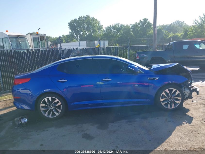 2015 Kia Optima Sx Turbo VIN: 5XXGR4A61FG418069 Lot: 39638926