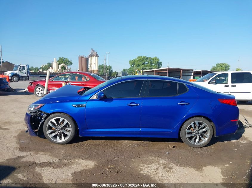 2015 Kia Optima Sx Turbo VIN: 5XXGR4A61FG418069 Lot: 39638926