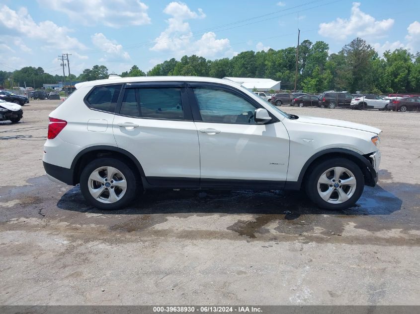 2012 BMW X3 xDrive28I VIN: 5UXWX5C51CL720306 Lot: 39638930