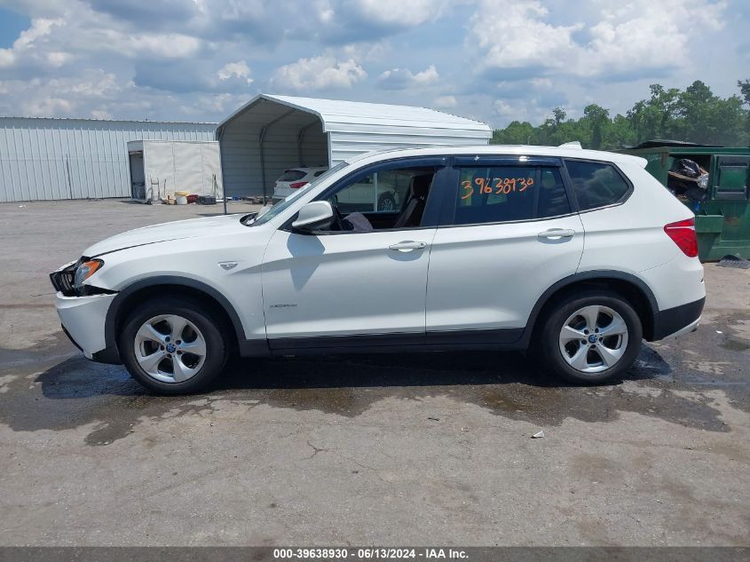 2012 BMW X3 xDrive28I VIN: 5UXWX5C51CL720306 Lot: 39638930