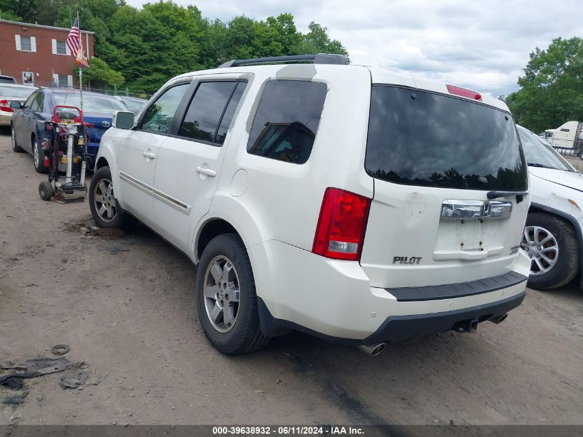 2011 Honda Pilot Touring VIN: 5FNYF4H93BB080782 Lot: 39638932