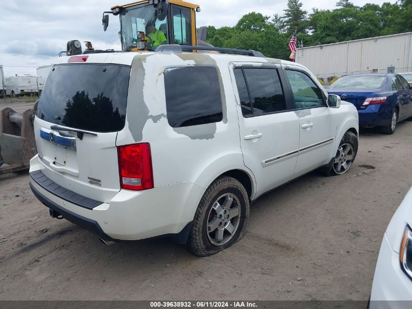 2011 Honda Pilot Touring VIN: 5FNYF4H93BB080782 Lot: 39638932