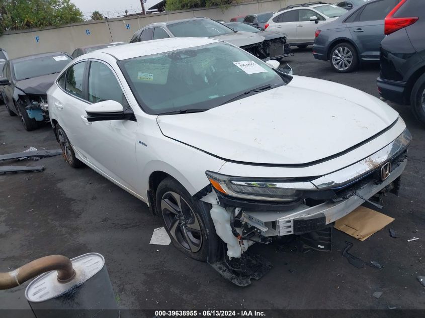 2019 Honda Insight Ex VIN: 19XZE4F56KE005054 Lot: 39638955