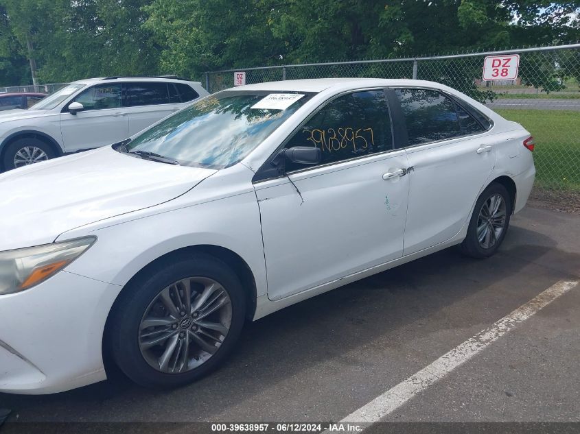 2015 Toyota Camry Se VIN: 4T1BF1FK2FU093266 Lot: 39638957