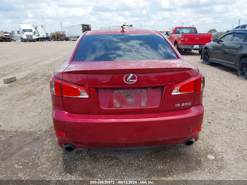 2011 Lexus Is 250 VIN: JTHBF5C22B5144266 Lot: 39638972