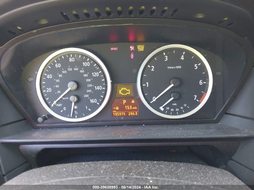 2005 BMW 530I VIN: WBANA73525B819863 Lot: 39638993