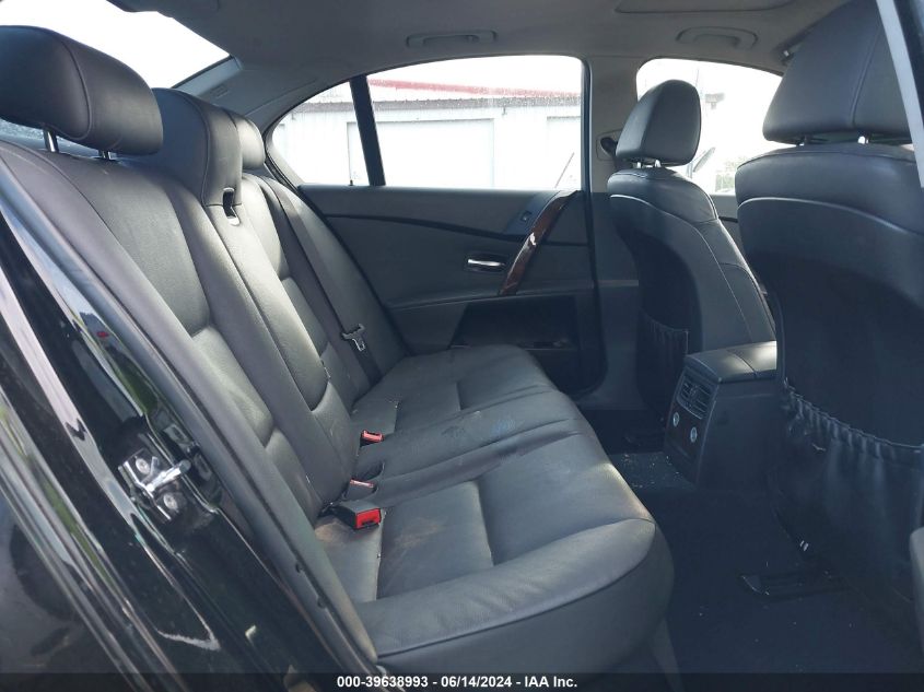 2005 BMW 530I VIN: WBANA73525B819863 Lot: 39638993