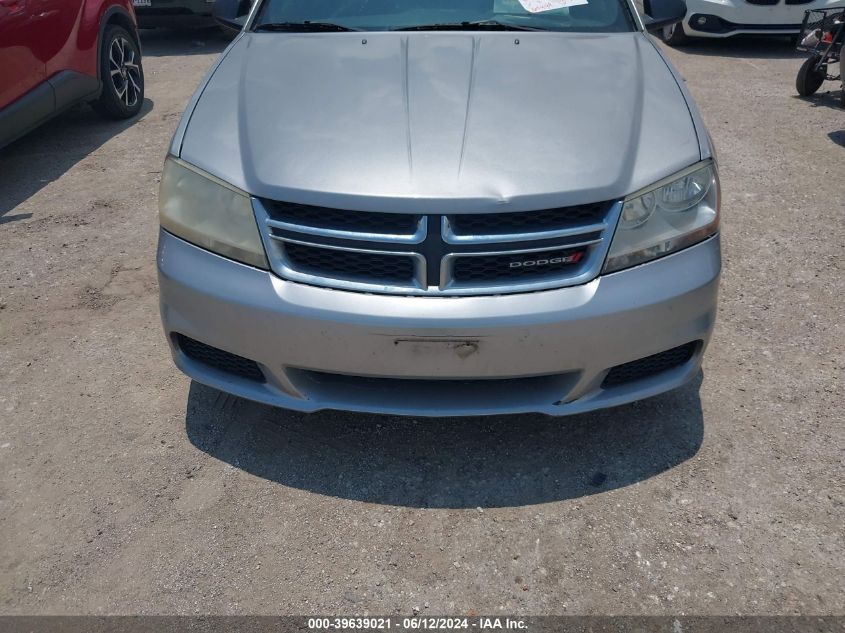 2013 Dodge Avenger Se VIN: 1C3CDZAB2DN530666 Lot: 39639021