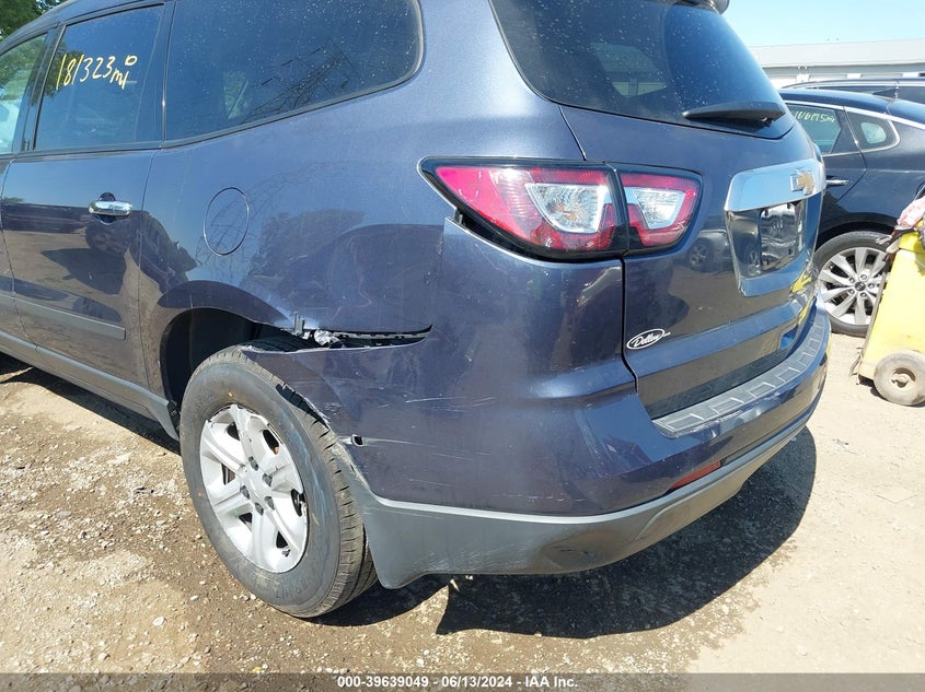 2013 Chevrolet Traverse Ls VIN: 1GNKRFKD7DJ134562 Lot: 39639049