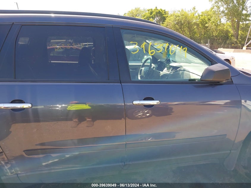 2013 Chevrolet Traverse Ls VIN: 1GNKRFKD7DJ134562 Lot: 39639049