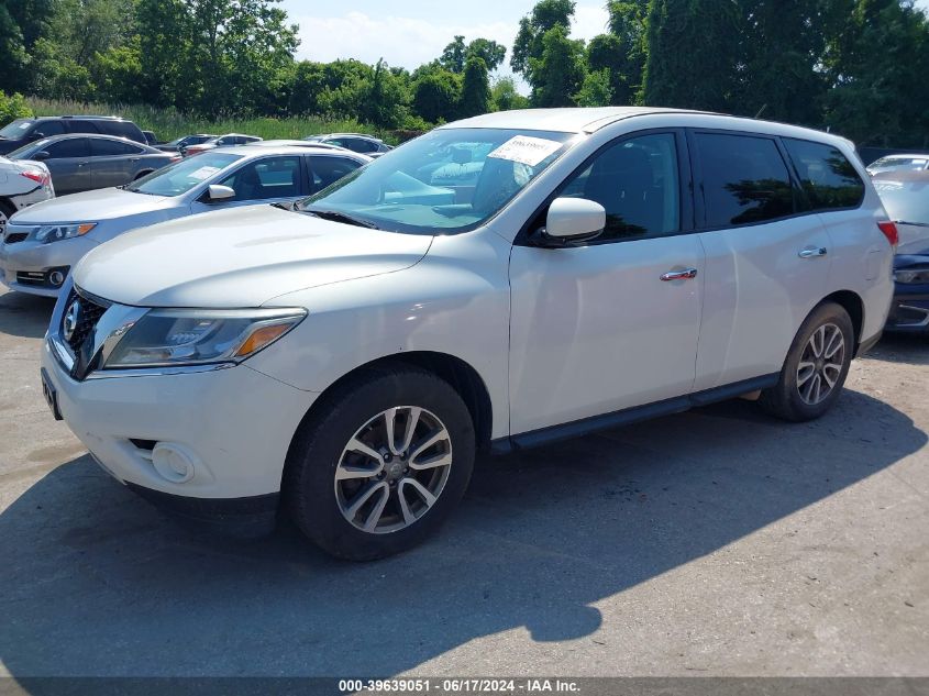 2014 Nissan Pathfinder S VIN: 5N1AR2MN4EC621352 Lot: 39639051