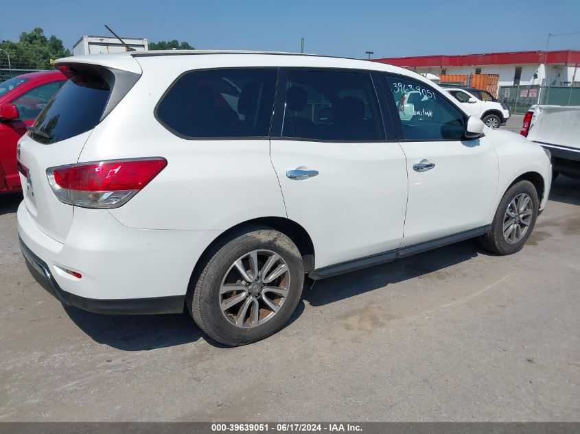 2014 Nissan Pathfinder S VIN: 5N1AR2MN4EC621352 Lot: 39639051