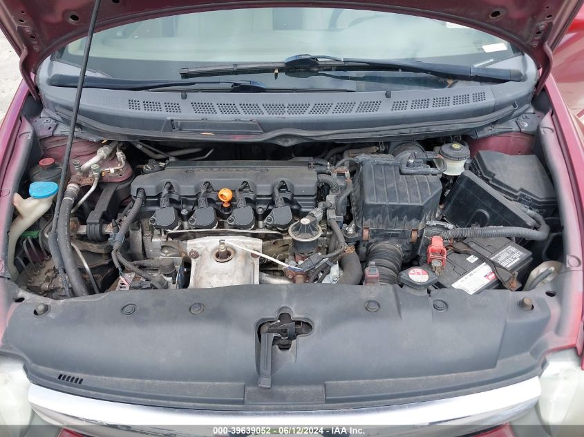 2008 Honda Civic Lx VIN: 1HGFA165X8L073565 Lot: 39639052