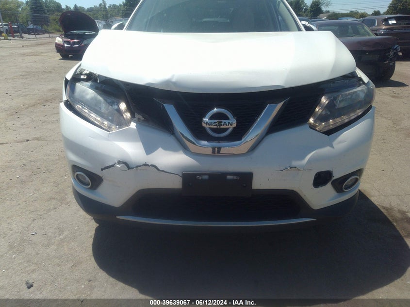 2015 Nissan Rogue Sl VIN: 5N1AT2MV6FC774138 Lot: 39639067