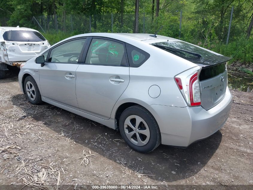 2012 Toyota Prius Four VIN: JTDKN3DU3C5497643 Lot: 39639080