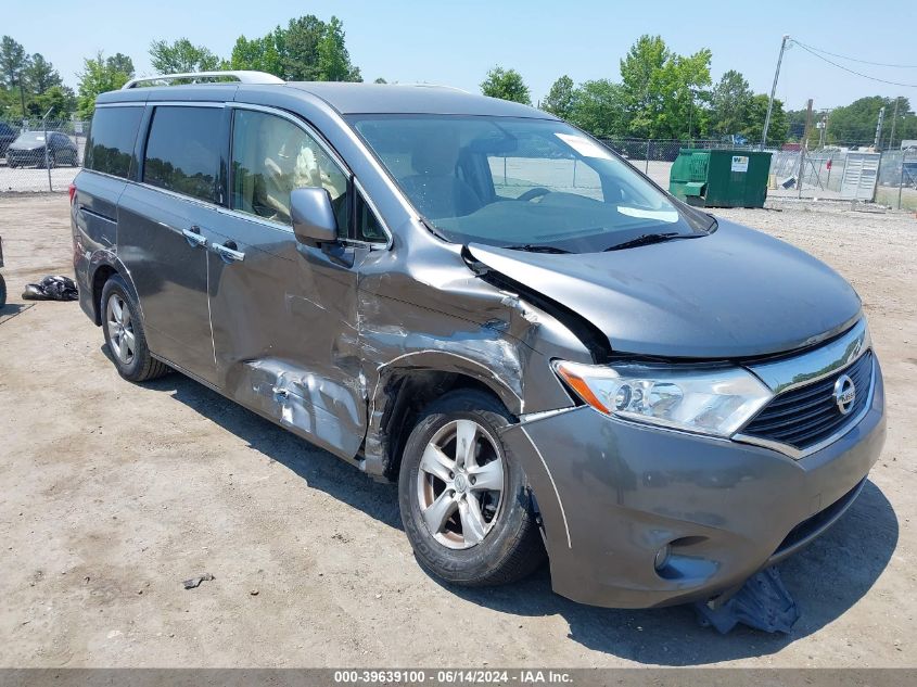 2016 Nissan Quest Platinum/S/Sl/Sv VIN: JN8AE2KP2G9155784 Lot: 39639100