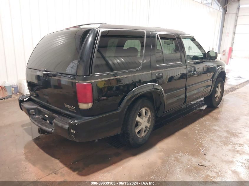 1999 Oldsmobile Bravada VIN: 1GHDT13W0X2725038 Lot: 39639103