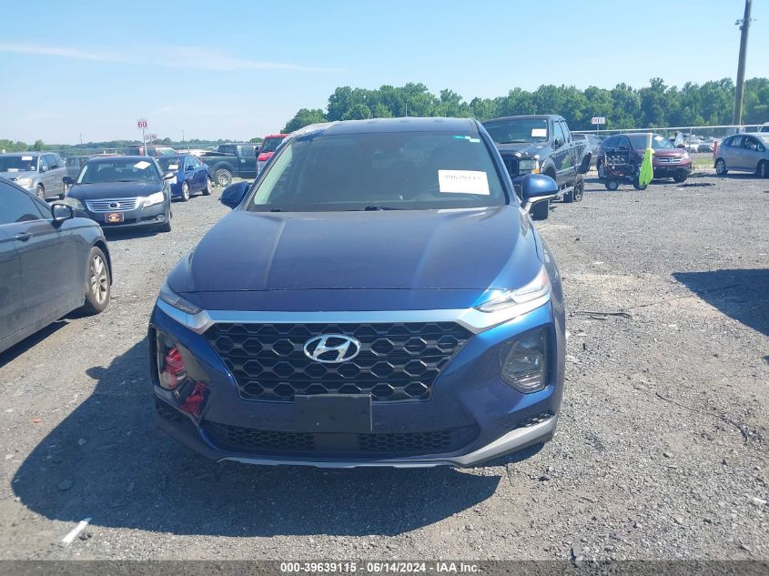 2019 Hyundai Santa Fe Se VIN: 5NMS23AD8KH017170 Lot: 39639115