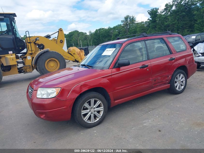 2006 Subaru Forester 2.5X VIN: JF1SG63666H718160 Lot: 39639122