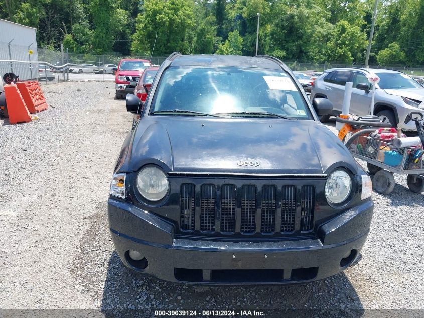 2007 Jeep Compass Sport VIN: 1J8FF47W47D291785 Lot: 39639124