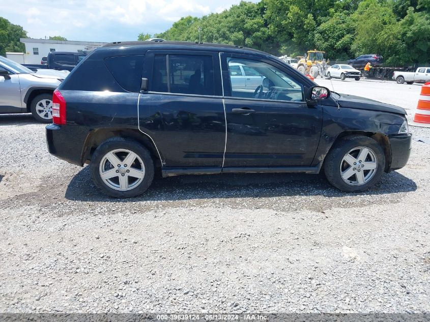 2007 Jeep Compass Sport VIN: 1J8FF47W47D291785 Lot: 39639124