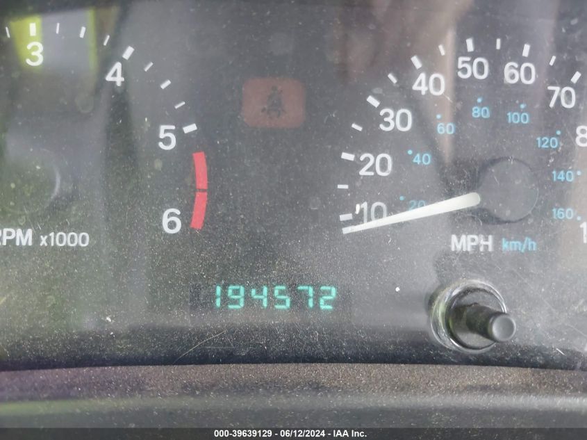 1999 Jeep Wrangler Sport VIN: 1J4FY19S6XP455833 Lot: 39639129