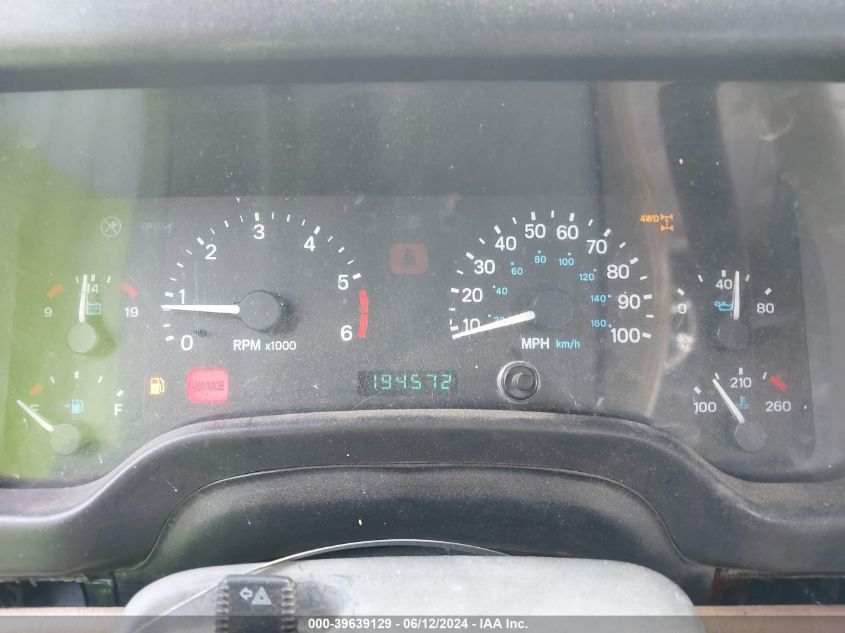 1999 Jeep Wrangler Sport VIN: 1J4FY19S6XP455833 Lot: 39639129