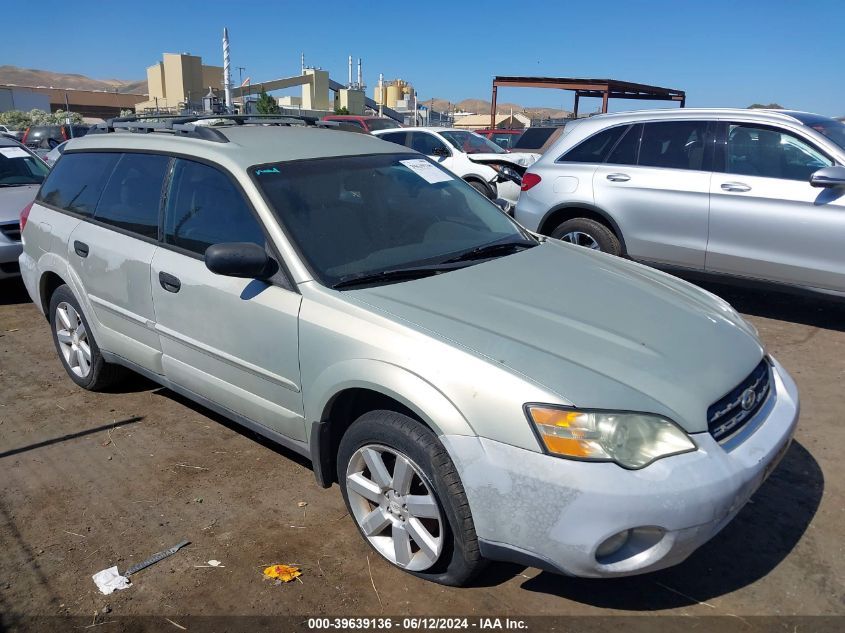 2006 Subaru Outback 2.5I VIN: 4S4BP61C467346936 Lot: 39639136