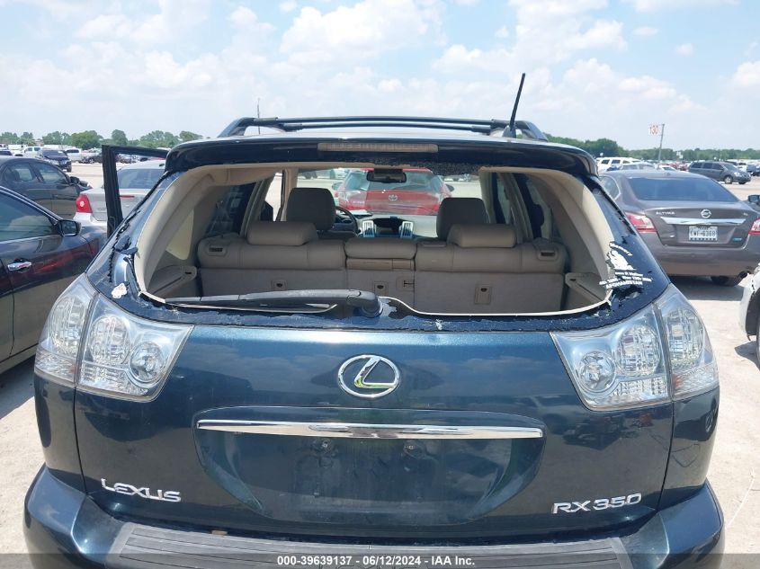 2007 Lexus Rx 350 VIN: 2T2GK31U97C021193 Lot: 39639137