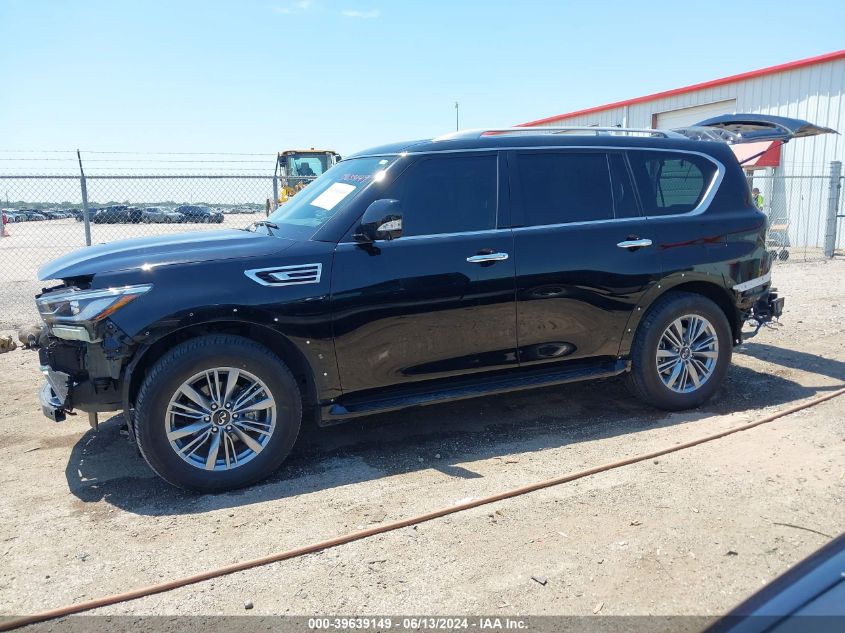 2022 Infiniti Qx80 Luxe Awd VIN: JN8AZ2AE3N9293979 Lot: 39639149