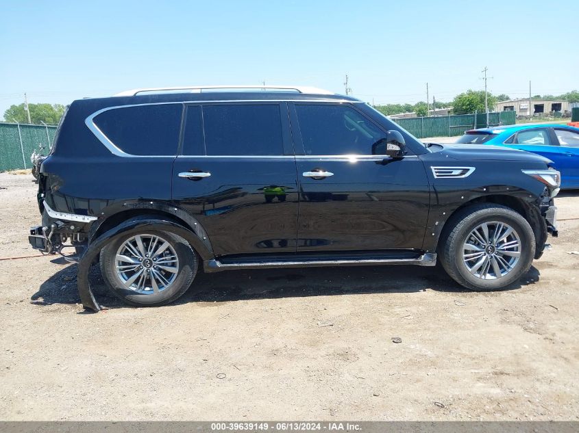 2022 Infiniti Qx80 Luxe Awd VIN: JN8AZ2AE3N9293979 Lot: 39639149