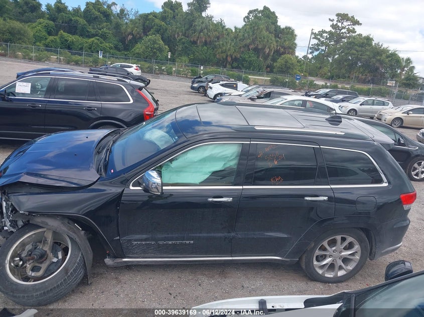 2019 Jeep Grand Cherokee Summit 4X4 VIN: 1C4RJFJT9KC720124 Lot: 39639169