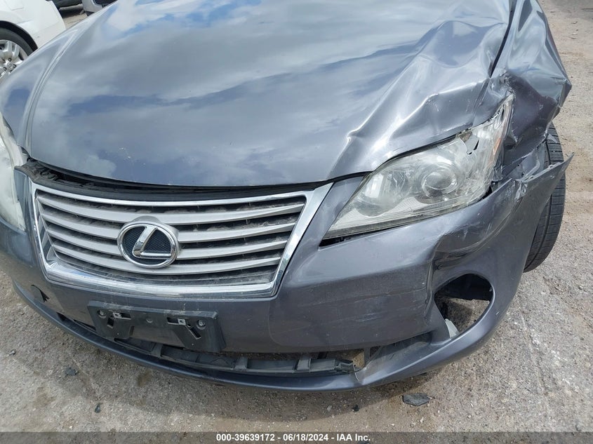 2012 Lexus Es 350 VIN: JTHBK1EG3C2505598 Lot: 39639172