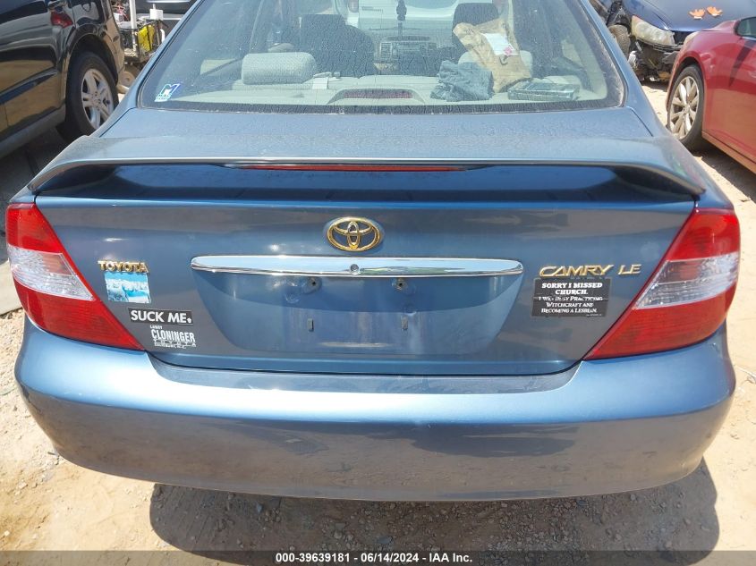 2004 Toyota Camry Le VIN: 4T1BE32K84U864699 Lot: 39639181