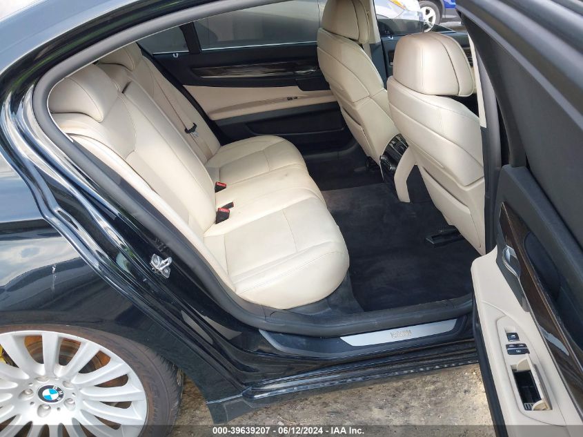 2010 BMW 750Li xDrive VIN: WBAKC8C56AC431400 Lot: 39639207