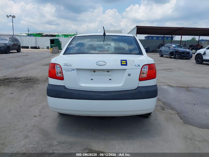 2008 Kia Rio Lx VIN: KNADE123086320084 Lot: 39639228