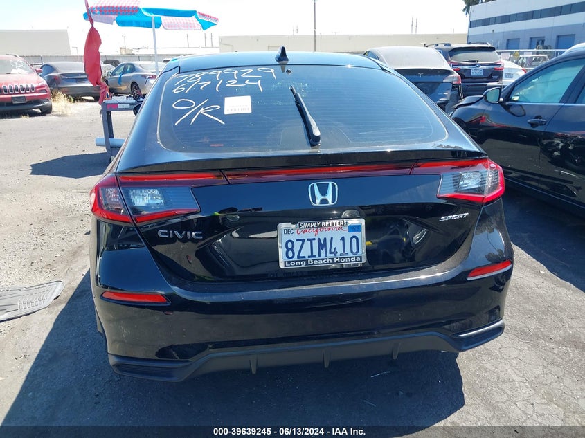 2022 HONDA CIVIC SPORT - 19XFL2H89NE005719