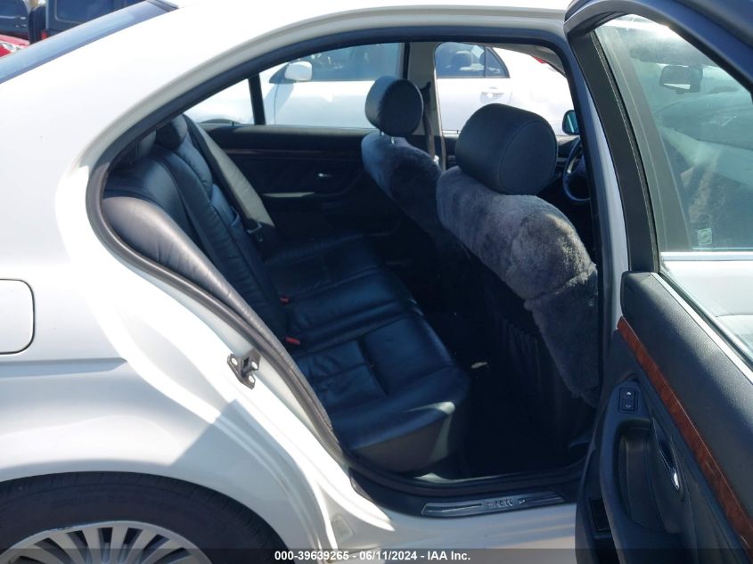 1999 BMW 540Ia VIN: WBADN6345XGM63335 Lot: 39639265