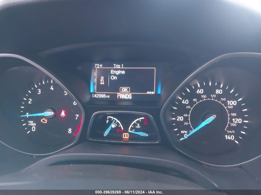 2017 Ford Focus Se VIN: 1FADP3FE8HL284673 Lot: 39639269