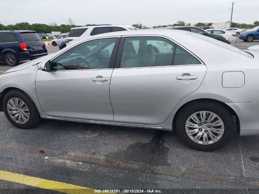 2012 Toyota Camry Le VIN: 4T4BF1FK7CR204301 Lot: 39639281