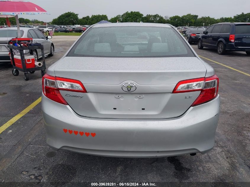 2012 Toyota Camry Le VIN: 4T4BF1FK7CR204301 Lot: 39639281